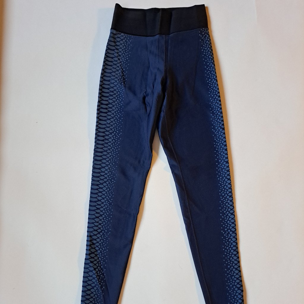 Ultracor Snakeskin Print Dark Blue Leggings Size Xs
